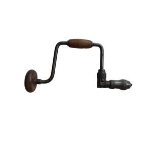 Antique bit brace Rustic Farmhouse Tool Decor Working condition